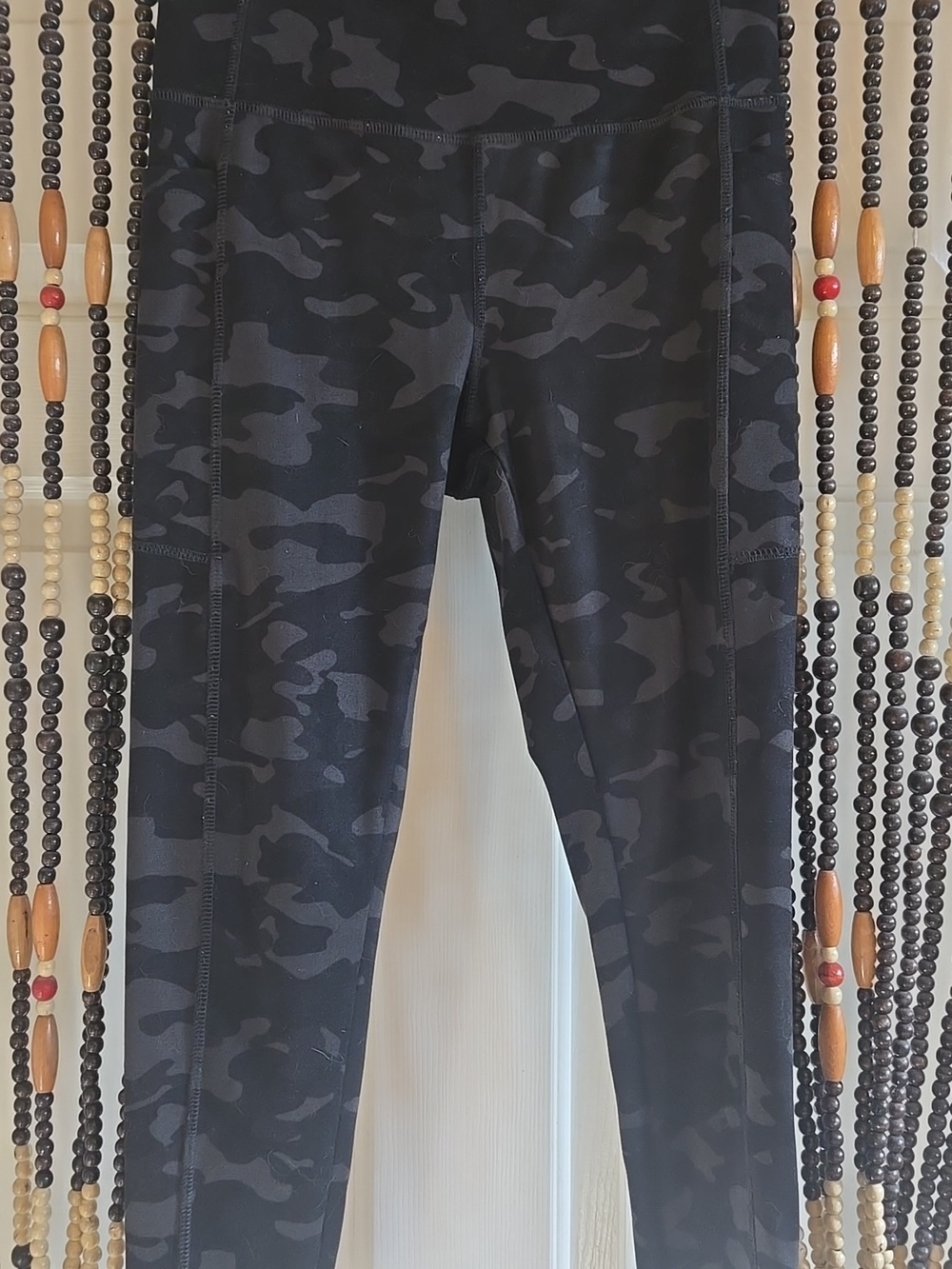 Danskin Black and Green Camo Leggings